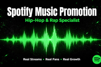 do organic spotify promotion for hip hop and rap music artists