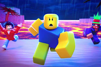 design professional roblox gfx art, thumbnail, and game icon