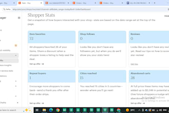 be your etsy store manager and etsy SEO expert