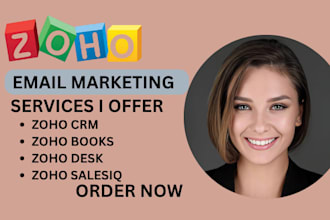setup zoho CRM email marketing and pipeline automation