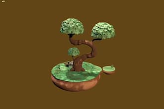 design custom 3d stylized models and generic props for games