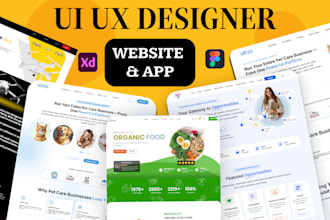 design figma website ui ux, figma design, web app and mobile app ui ux design
