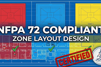 create nfpa 72 compliant fire alarm zone layout