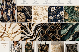 create seamless pattern design for fabric textile fashion prints