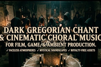 do pro dark gregorian chant and cinematic choral music