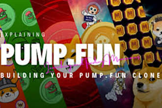 fork pump fun, clone pump fun website on solana and create pump telegram bot
