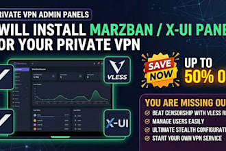 install marzban or xui panel with promo discount