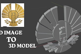 convert 2d image to 3d model, svg to stl, png to stl for 3d printing