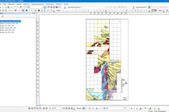 create professional gis maps and geological data visualization