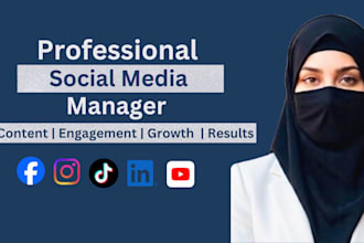 be your monthly social media manager and content creator