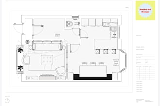 create cad floor plan and space planning layout