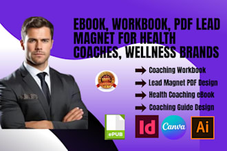 design ebook, workbook, PDF lead magnet for health coaches, wellness brands