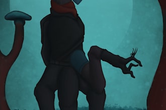 draw creatures and monsters from your imagination