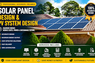 professional solar panel layout and pv system design