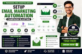 setup omnisend drip sendlane brevo email marketing automation campaign blasting