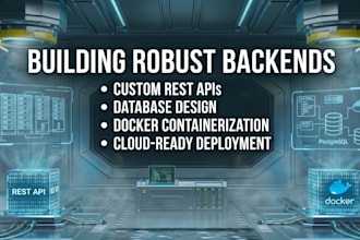 build custom node js rest apis and design database schemas