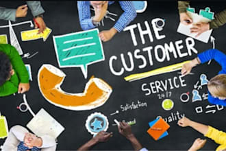 provide customer support via chat and email in arabic french and englis