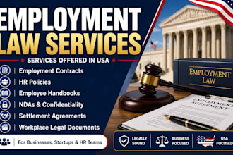 draft employment contracts, HR policies, and workplace legal documents