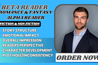 beta read your romance fantasy thriller dark romance novel with critique
