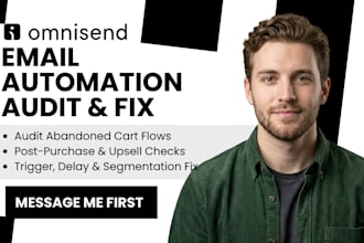 audit ecommerce email automation and fix omnisend funnels