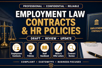 draft, review, and advise on employment law contracts and HR documents
