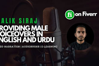 do professional urdu, english, and hindi voiceovers
