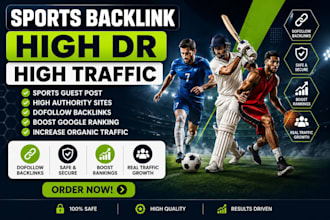 boost SEO with sports backlinks and sports guest post