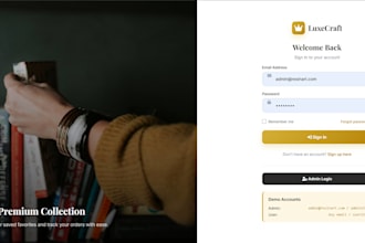 create a modern,responsive website with HTML, CSS, js ,and php,laravel