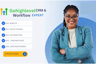design ghl funnel ghl website ghl automation setup ghl landing page ghl expert
