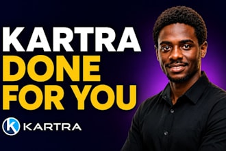 build your kartra website, funnel and email marketing