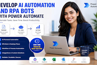 develop ai automation and rpa bots with power automate using n8n, zapier