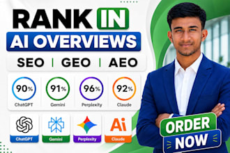 increase geo seo aeo to build ai visibility score to rank website