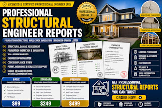 provide structural damage assessment, foundation inspection  engineer opinion