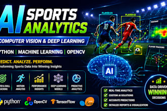 sports ai computer vision deep learning analytics python ml data science reports