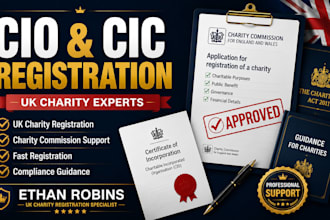 cio registration, UK charity registration, charity commission, nonprofit, cic