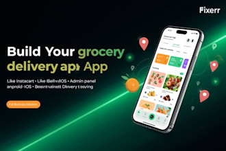 create a grocery shopping and delivery app