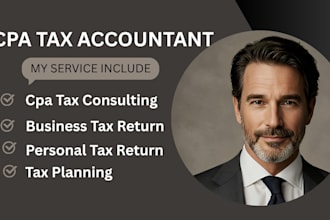 be cpa tax accountant for tax consulting, filing, planning, international tax