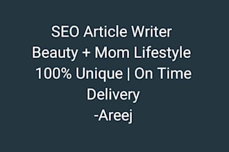 write beauty tips, skincare and mom lifestyle articles
