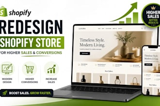 redesign your shopify store for better sales and conversion