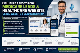 do medicare leads, healthcare website ,clinic website ,lead generation