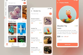 develop toy marketplace app, childrens product store app, parenting shop app