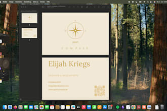 design a premium business card for your brand