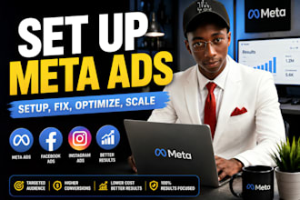 setup facebook ads campaign, meta ads campaign, fix fb ig and meta ads