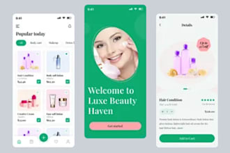 develop salon booking app, hairstyling learning app beautician marketplace app