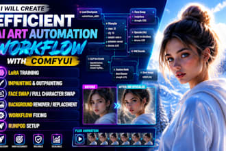 create an efficient ai art automation workflow with comfyui