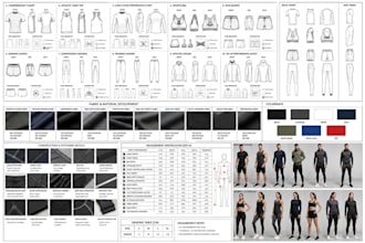 make activewear tech pack for gym wear and fitness clothing