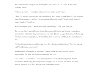 write faith based stories and blog posts