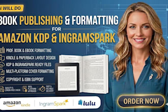 do book formatting, kdp book publishing, paper back, kindle ebook formatting