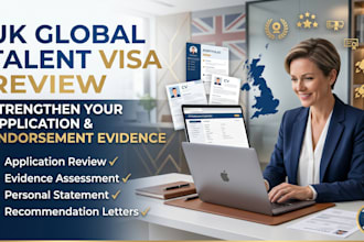 review and strengthen your UK global talent visa application