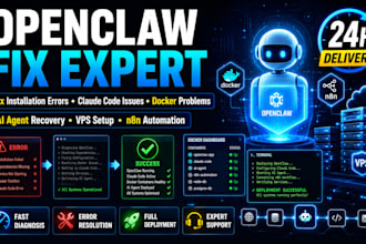 fix openclaw setup issue, claude code error, vps deployment fix, trading bot fix